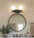 Vanity Z-Lite 1963-2V-MB Matte Black Colette 2 Light Vanity Z-Lite