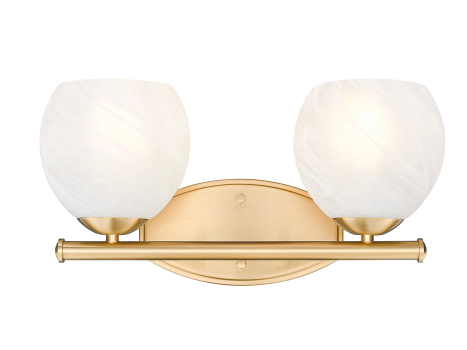 Vanity Z-Lite 1963-2V-MGLD Modern Gold Colette 2 Light Vanity Z-Lite