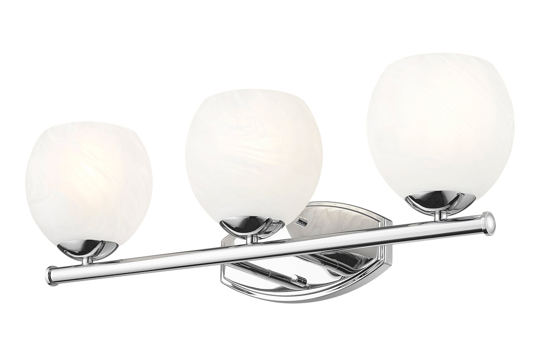 Vanity Z-Lite 1963-3V-CH Chrome Colette 3 Light Vanity Z-Lite