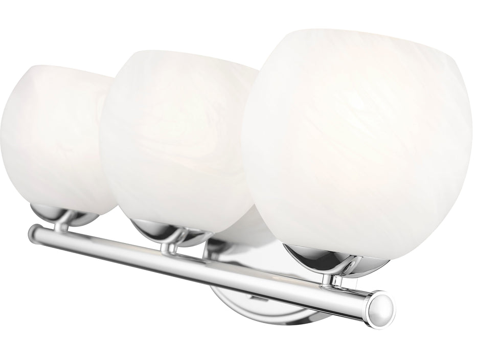 Vanity Z-Lite 1963-3V-CH Chrome Colette 3 Light Vanity Z-Lite