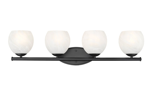 Vanity Z-Lite 1963-4V-MB Matte Black Colette 4 Light Vanity Z-Lite