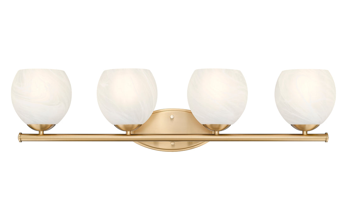 Vanity Z-Lite 1963-4V-MGLD Modern Gold Colette 4 Light Vanity Z-Lite