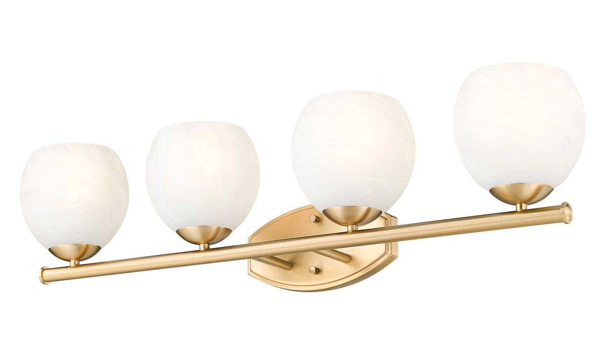 Vanity Z-Lite 1963-4V-MGLD Modern Gold Colette 4 Light Vanity Z-Lite