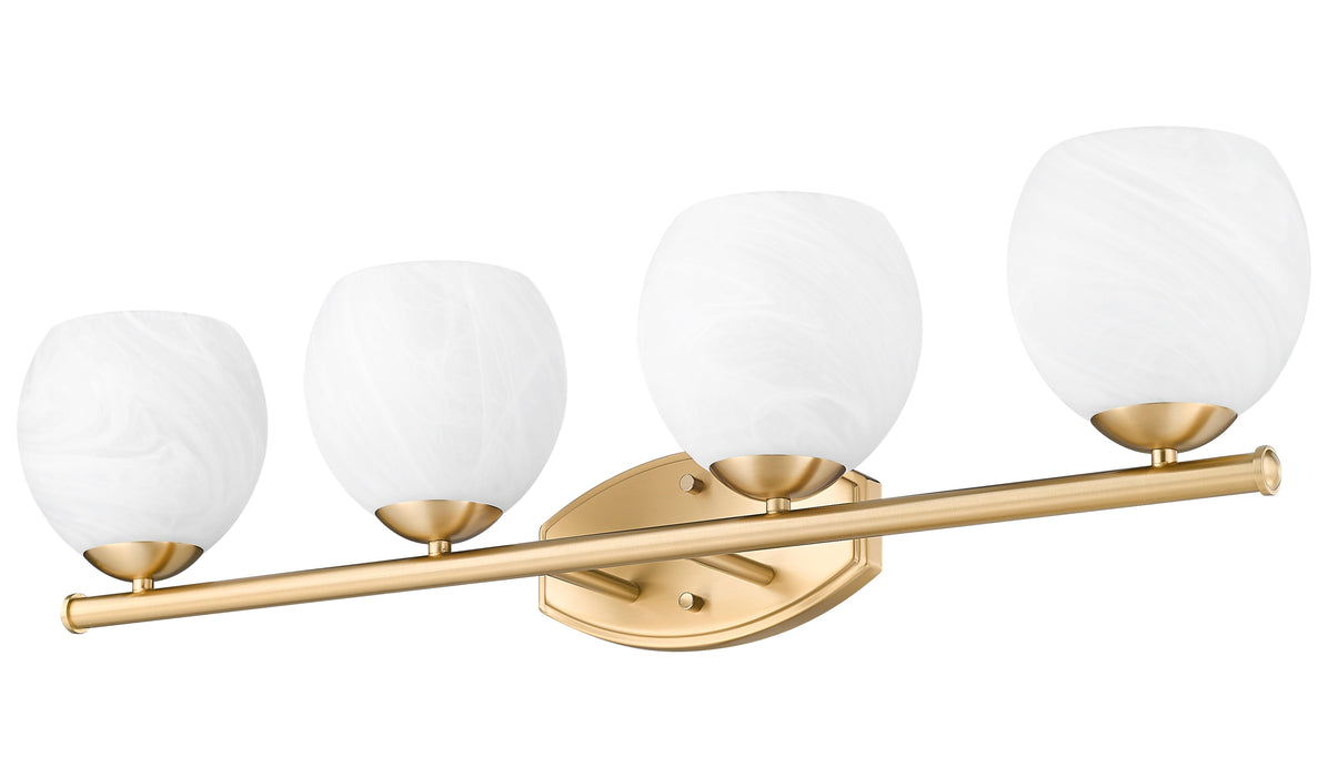 Vanity Z-Lite 1963-4V-MGLD Modern Gold Colette 4 Light Vanity Z-Lite