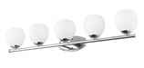 Vanity Z-Lite 1963-5V-CH Chrome Colette 5 Light Vanity Z-Lite