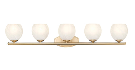 Vanity Z-Lite 1963-5V-MGLD Modern Gold Colette 5 Light Vanity Z-Lite