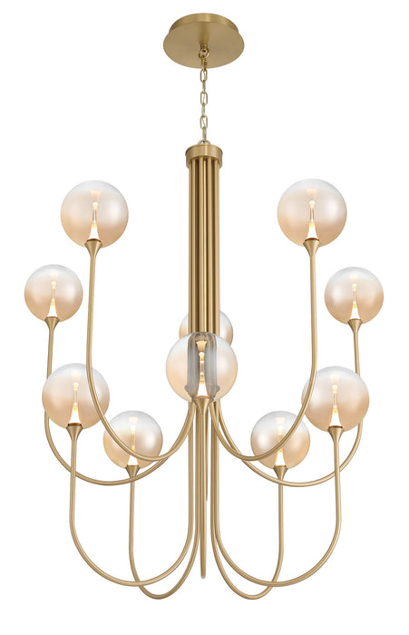Eurofase 48925-036 Iissa 40" Gold LED Chandelier