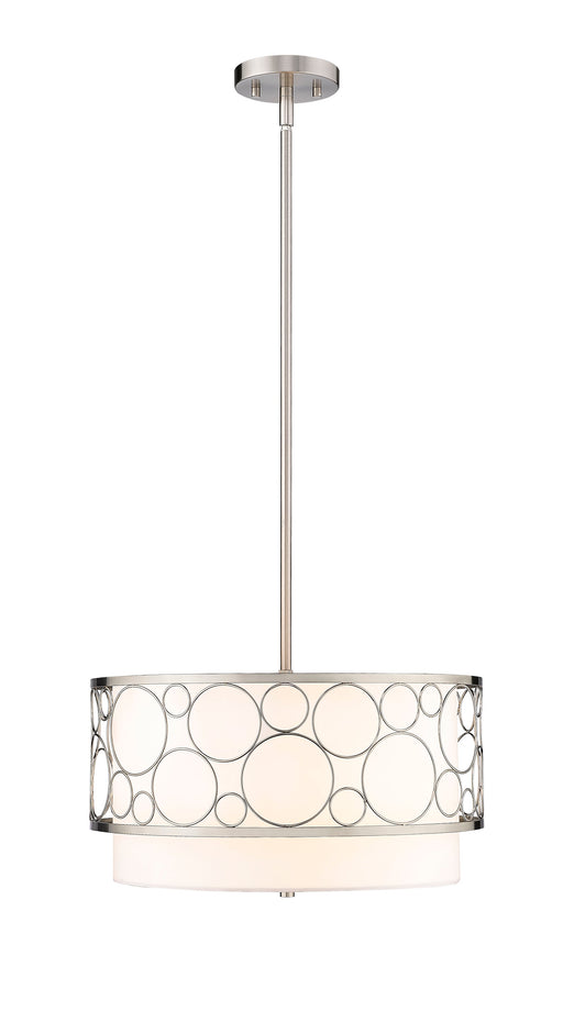 Pendant Z-Lite 197-17BN Brushed Nickel Kendall 3 Light Pendant Z-Lite