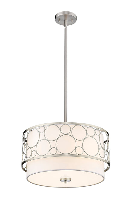 Pendant Z-Lite 197-17BN Brushed Nickel Kendall 3 Light Pendant Z-Lite