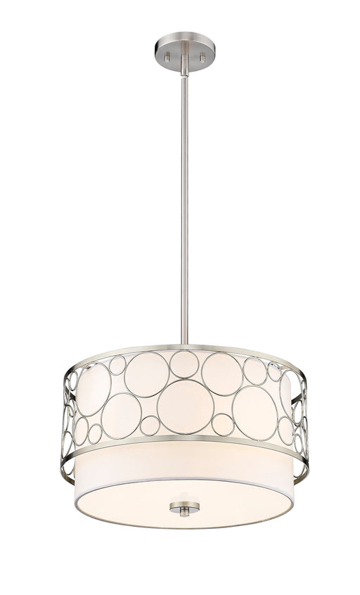 Pendant Z-Lite 197-17BN Brushed Nickel Kendall 3 Light Pendant Z-Lite