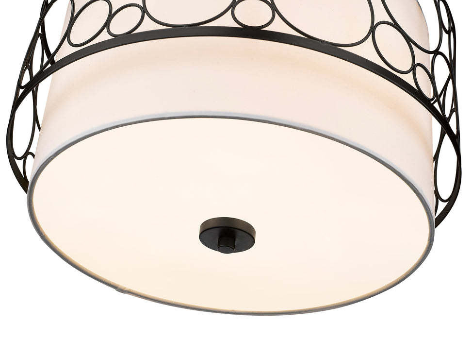 Pendant Z-Lite 197-17MB Matte Black Kendall 3 Light Pendant Z-Lite