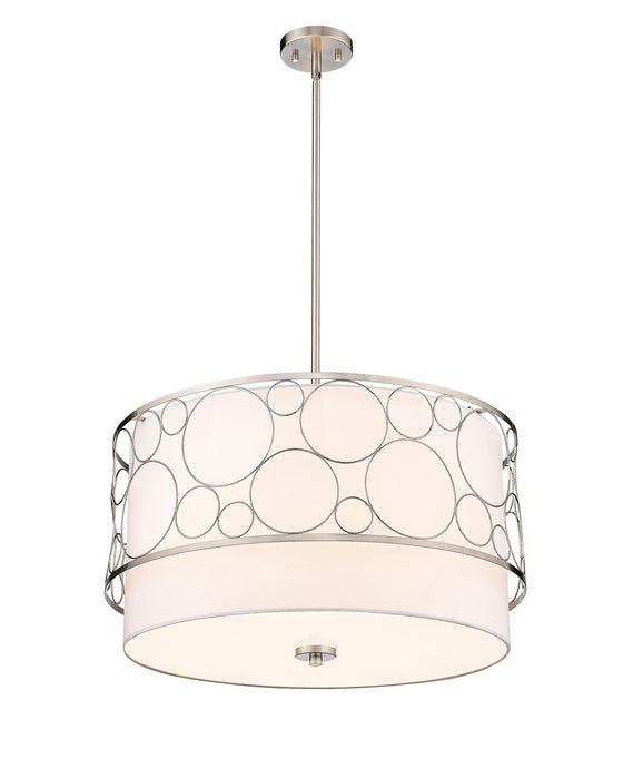 Chandelier Z-Lite 197-24BN Brushed Nickel Kendall 4 Light Chandelier Z-Lite