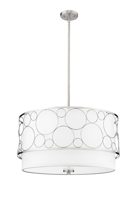Chandelier Z-Lite 197-24BN Brushed Nickel Kendall 4 Light Chandelier Z-Lite