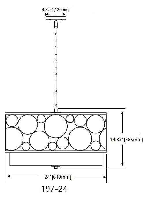Chandelier Z-Lite 197-24MB Matte Black Kendall 4 Light Chandelier Z-Lite