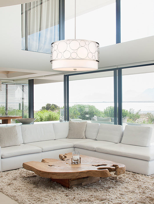 Chandelier Z-Lite 197-32BN Brushed Nickel Kendall 5 Light Chandelier Z-Lite