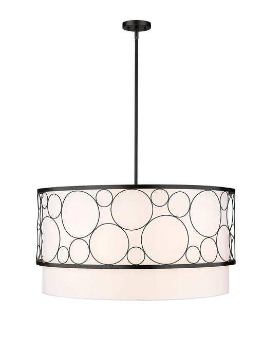 Chandelier Z-Lite 197-32MB Matte Black Kendall 5 Light Chandelier Z-Lite