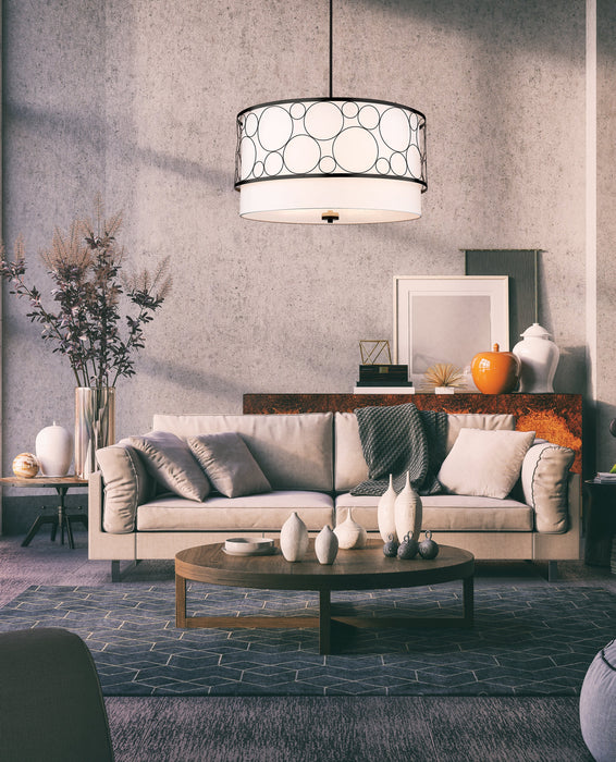 Chandelier Z-Lite 197-32MB Matte Black Kendall 5 Light Chandelier Z-Lite