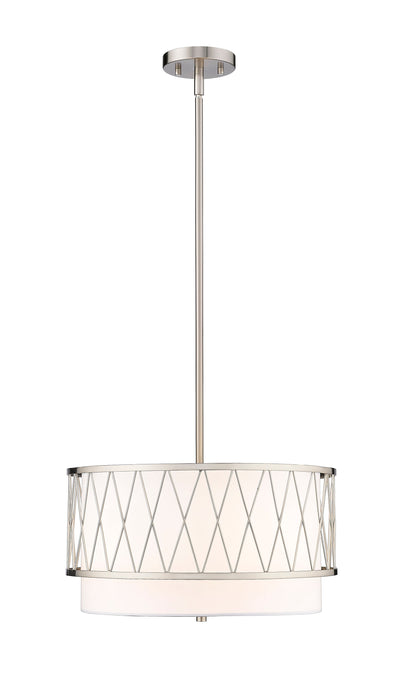 Pendant Z-Lite 198-17BN Brushed Nickel Dalton 3 Light Pendant Z-Lite