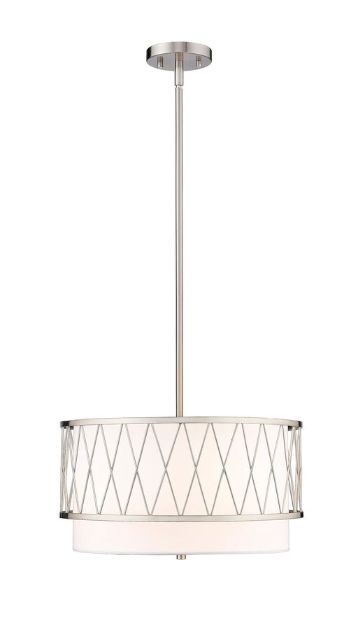 Pendant Z-Lite 198-17BN Brushed Nickel Dalton 3 Light Pendant Z-Lite