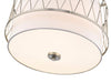 Pendant Z-Lite 198-17BN Brushed Nickel Dalton 3 Light Pendant Z-Lite