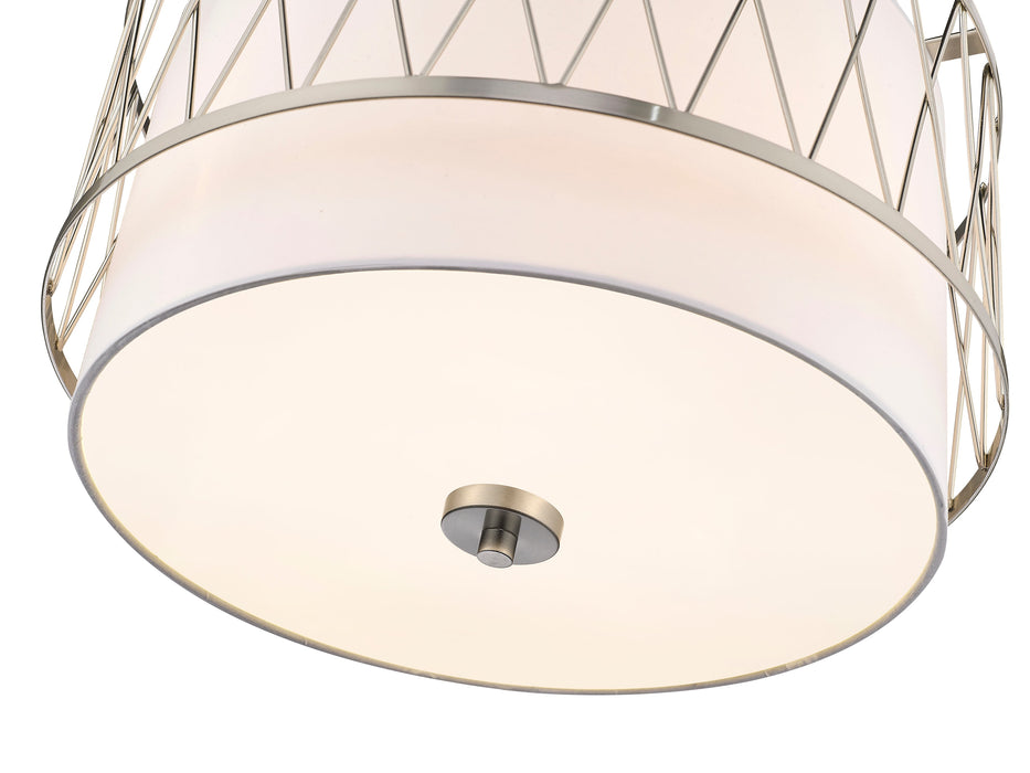 Pendant Z-Lite 198-17BN Brushed Nickel Dalton 3 Light Pendant Z-Lite