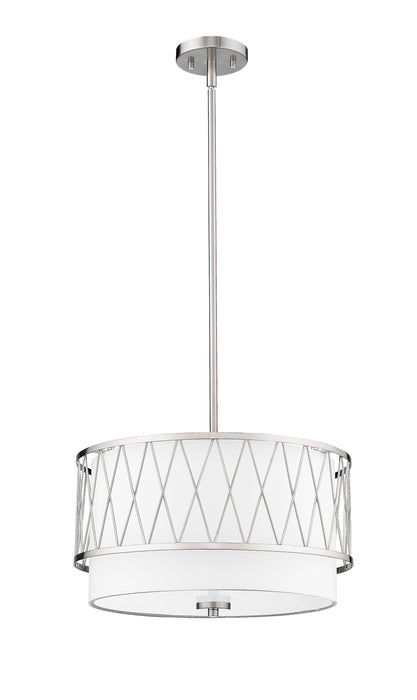 Pendant Z-Lite 198-17BN Brushed Nickel Dalton 3 Light Pendant Z-Lite