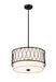 Pendant Z-Lite 198-17MB Matte Black Dalton 3 Light Pendant Z-Lite