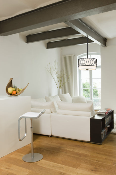 Pendant Z-Lite 198-17MB Matte Black Dalton 3 Light Pendant Z-Lite