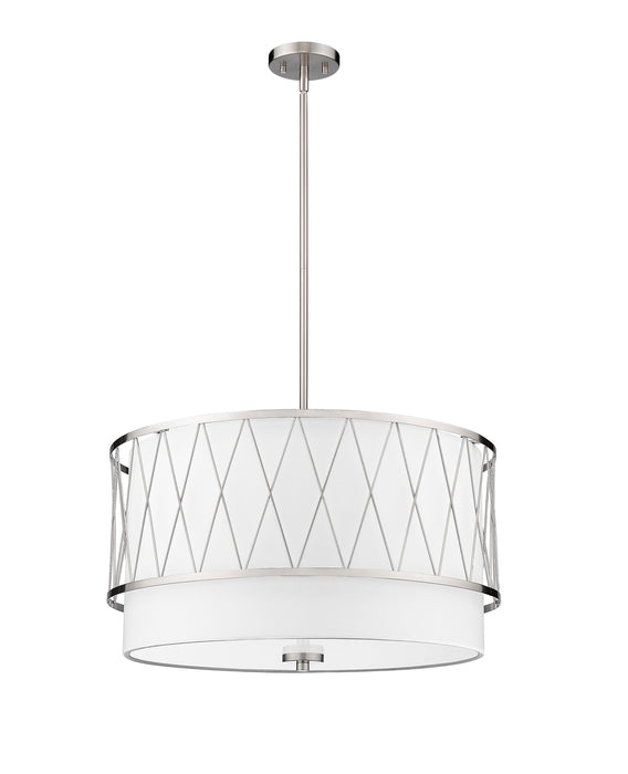 Pendant Z-Lite 198-24BN Brushed Nickel Dalton 4 Light Pendant Z-Lite