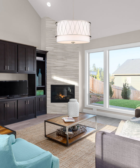 Pendant Z-Lite 198-24BN Brushed Nickel Dalton 4 Light Pendant Z-Lite