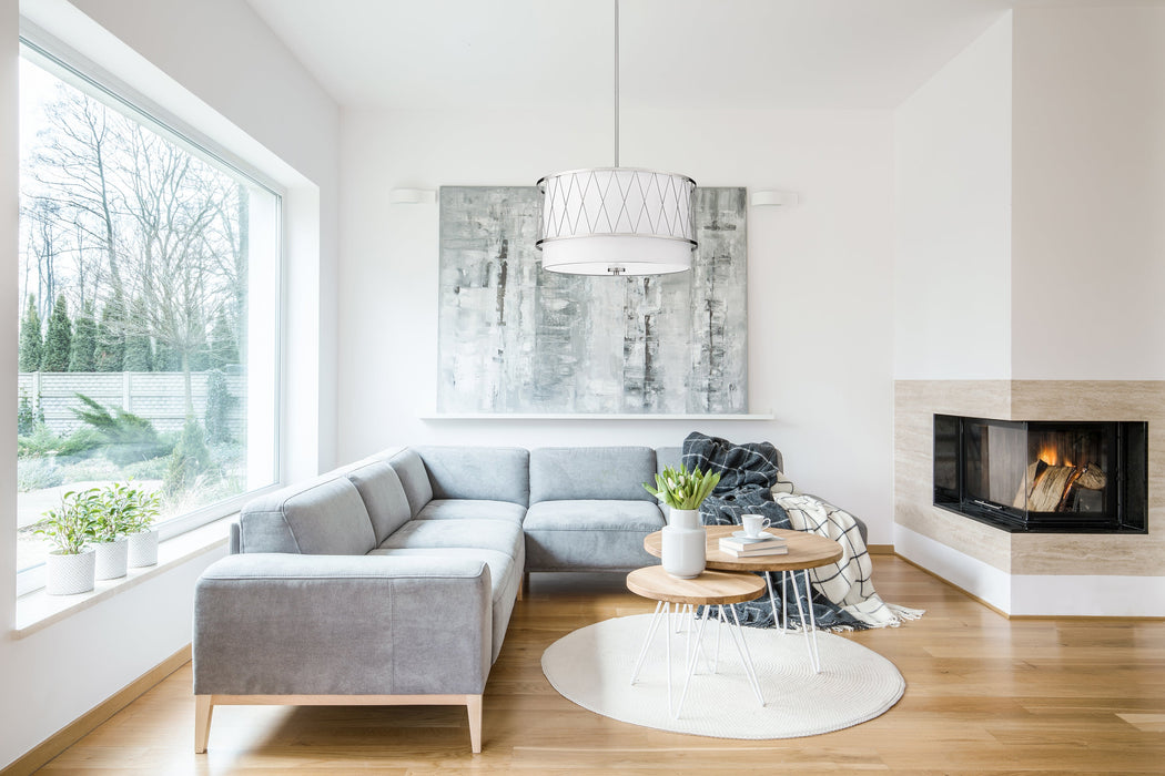 Pendant Z-Lite 198-24BN Brushed Nickel Dalton 4 Light Pendant Z-Lite