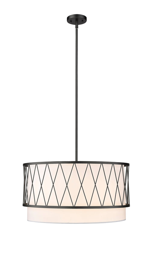 Pendant Z-Lite 198-24MB Matte Black Dalton 4 Light Pendant Z-Lite