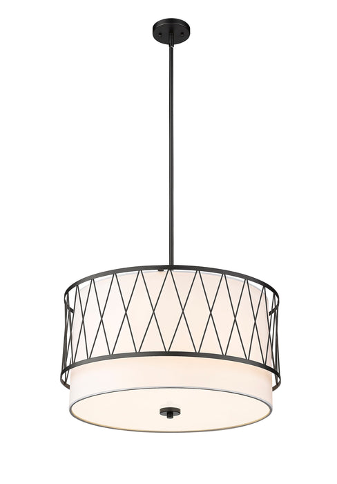 Pendant Z-Lite 198-24MB Matte Black Dalton 4 Light Pendant Z-Lite