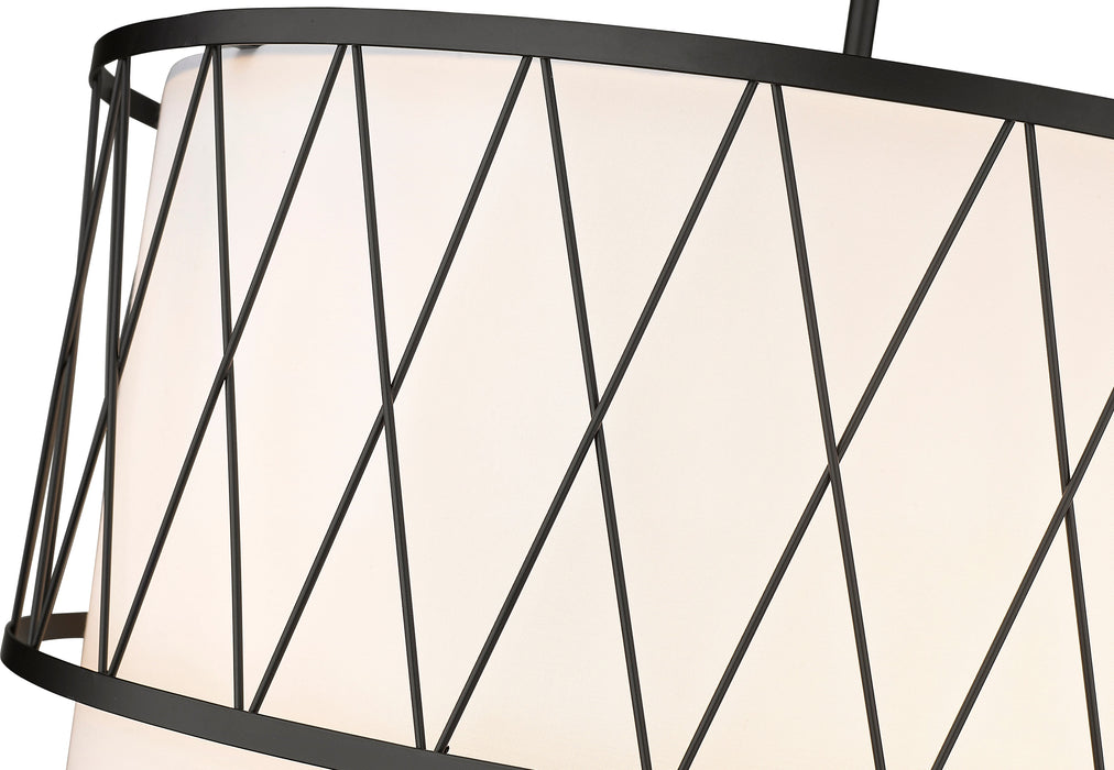 Pendant Z-Lite 198-24MB Matte Black Dalton 4 Light Pendant Z-Lite