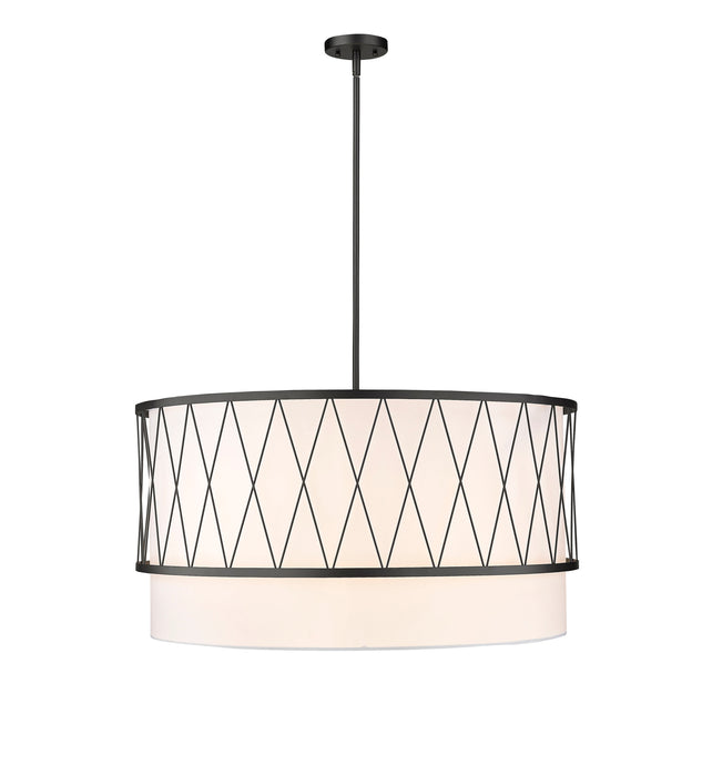 Pendant Z-Lite 198-32MB Matte Black Dalton 5 Light Pendant Z-Lite