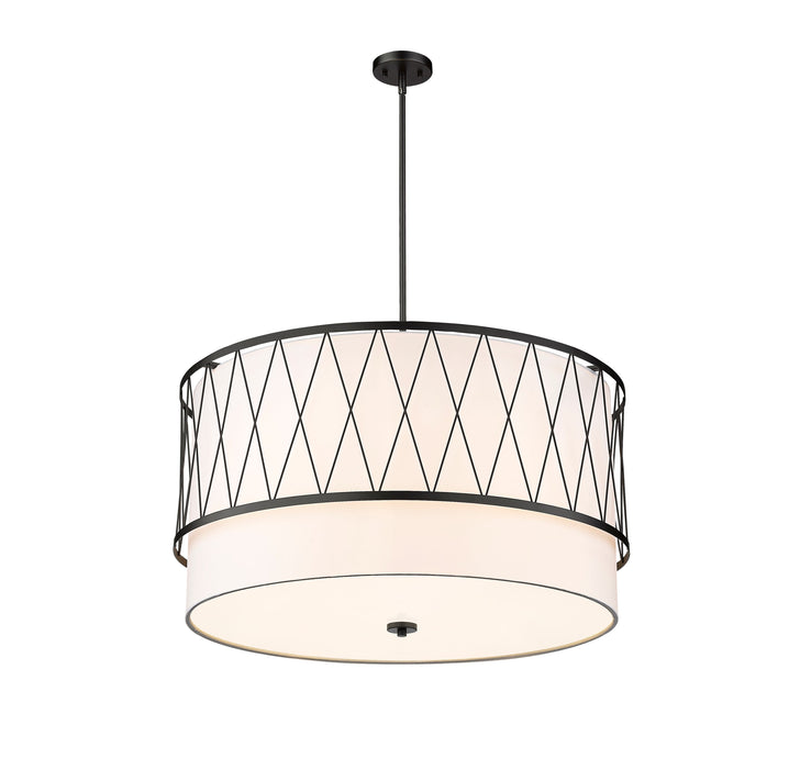 Pendant Z-Lite 198-32MB Matte Black Dalton 5 Light Pendant Z-Lite
