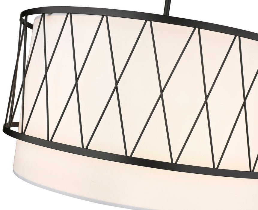 Pendant Z-Lite 198-32MB Matte Black Dalton 5 Light Pendant Z-Lite