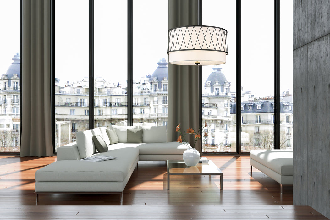 Pendant Z-Lite 198-32MB Matte Black Dalton 5 Light Pendant Z-Lite