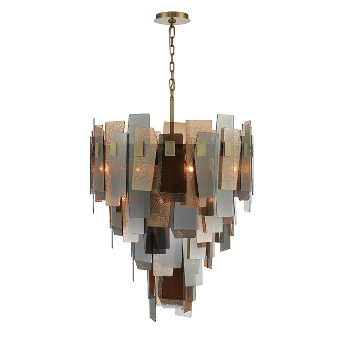 Eurofase 43876-013 Cocolina 42" Brushed Brass Chandelier