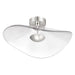 Convertible Pendant Thesis 207394A Novella 24 inch Polished Nickel LED Convertible Pendant with Clear Ribbed Glass Shade THESIS