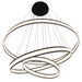 Eurofase 37090-012 Forster 60" Matte Black LED Chandelier