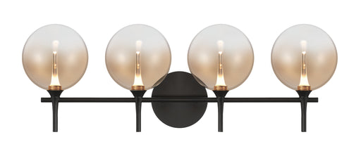 Eurofase 48918-039 Iissa 4-Light Matte Black LED Vanity Light