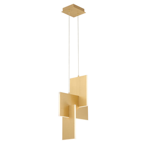 Eurofase 37347-017 Coburg 23" Gold LED Pendant Light