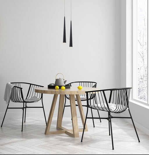 Eurofase 20445-034 Sliver 24" Matte Black LED Pendant Light