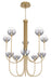 Eurofase 48925-020 Iissa 40" Gold LED Chandelier