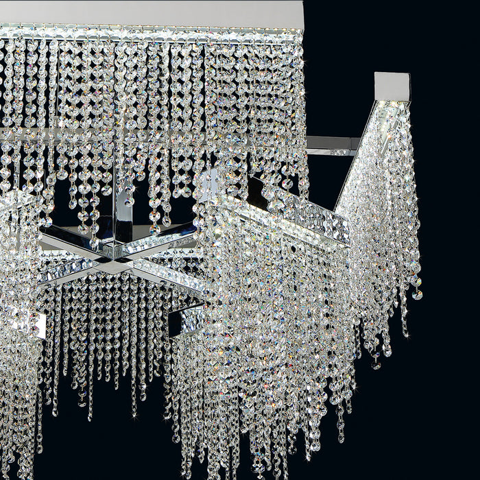 Eurofase 30005-013 Rossi 51" Chrome LED Chandelier