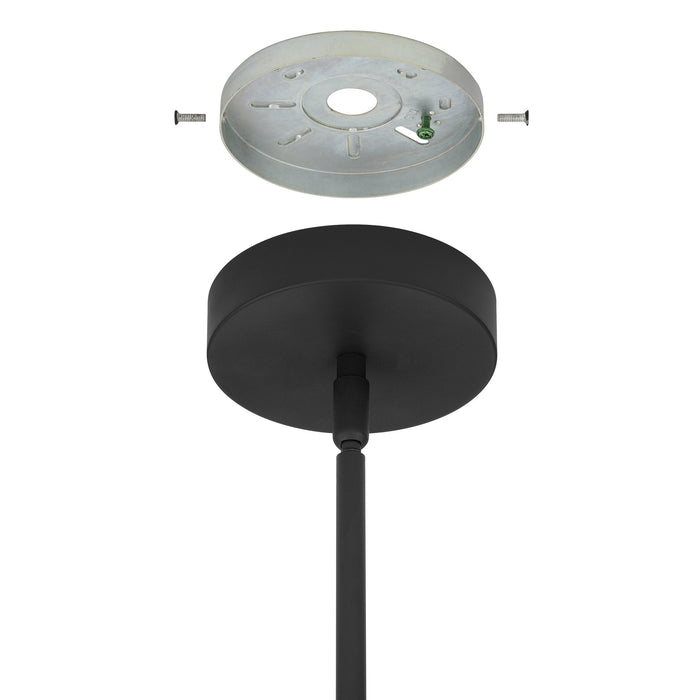 Pendant Light Thesis 207297A Manhattan 1 inch 1 light Matte Black LED Pendant Light THESIS