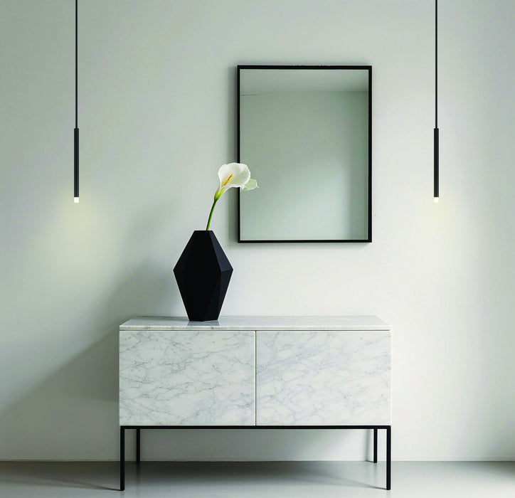 Pendant Light Thesis 207297A Manhattan 1 inch 1 light Matte Black LED Pendant Light THESIS