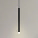 Pendant Light Thesis 207297A Manhattan 1 inch 1 light Matte Black LED Pendant Light THESIS