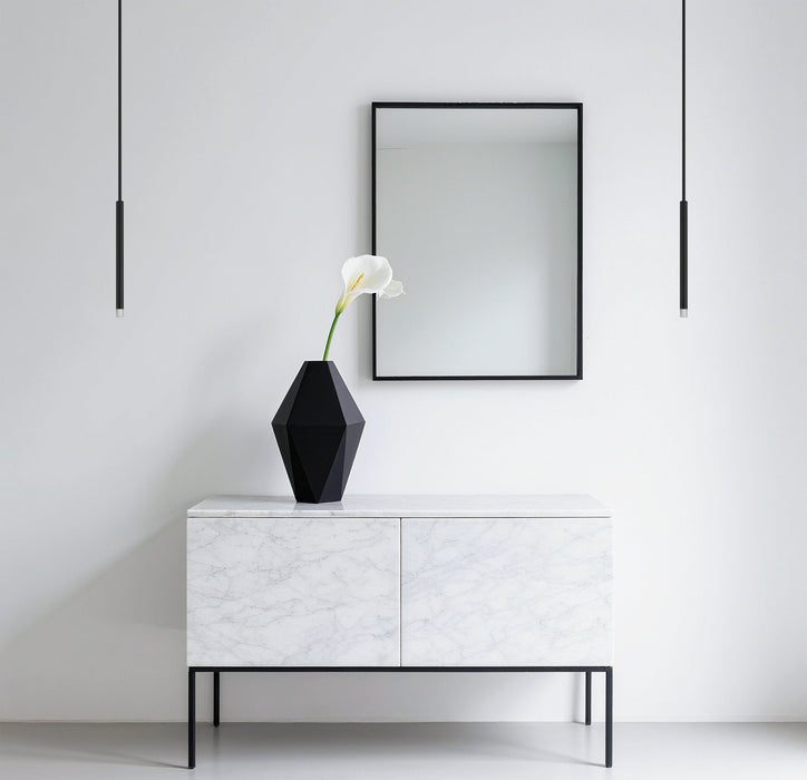 Pendant Light Thesis 207297A Manhattan 1 inch 1 light Matte Black LED Pendant Light THESIS